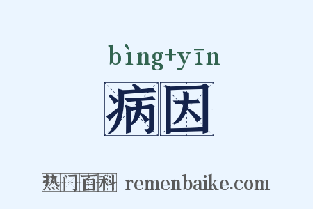 病因是什么意思的图片